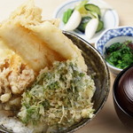 Conger eel Ten-don (tempura rice bowl)