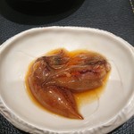 傳 - (2018年4月　訪問)蛍烏賊の沖漬け。