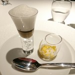 レフェルヴェソンス - (2018年4月　訪問)歳時記～マコガレイとごぼう・温州みかんと大根。どちらも素材の香りが存分に感じられるものの統一感もあり。