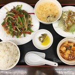 竹園 - 青椒牛肉絲定食