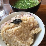 にしまきごはん - 白飯はハーフ＆ハーフで