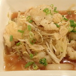 Kansai Fuu Okonomiyaki Yatsumami De Ippai Kibunya - 「ホルモン炒め」（税別490円）