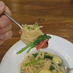 イルグラート - くたくたに煮込んだ新タマネギのパスタ