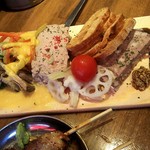 もつ焼き おとんば 上野店 - レバ三昧 税抜き580円
                                お一人様にはちょっと多い？