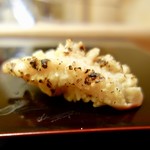 鮨みなと - ［2018/04］寿司⑥ 炙りほっき貝の握り