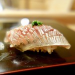 鮨みなと - ［2018/04］寿司⑦ あじの握り