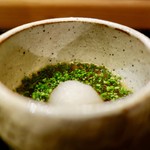 鮨みなと - ［2018/04］酒肴⑨ のどぐろの塩焼 自家製ポン酢 大根おろし