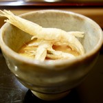 鮨みなと - ［2018/04］酒肴⑩ 白えびと玉ねぎの茶碗蒸し