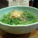 やきとり 正や - 菜の花の煮浸し