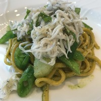 クリマ ディ トスカーナ - バヴェッテ　駿河湾シラス　ジェノヴェーゼ　豆たち