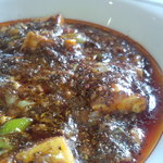 四川料理 桃源郷 - 四川麻婆豆腐　激辛のアップ　【　２０１１年７月　】