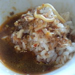 四川料理 桃源郷 - ご飯に、タンメンスープを　【　２０１１年７月　】