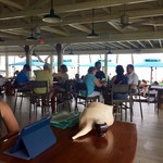 Lava Lava Beach Club - レセプション。