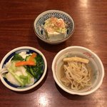 かつ善 村上 - ヒレかつ定食 小皿