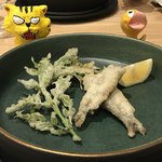 ristorante SAWADA - アマゴとたらの芽、彩花のフリット