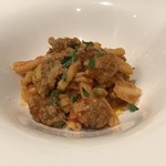 ristorante SAWADA - カサレッチェ　蝦夷豚のサルシッチャと春キャベツのトマトソース