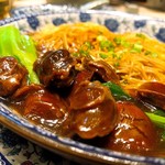 老記海鮮粥麺菜館 - 鮑のスープなし麺　118パカタ