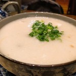 老記海鮮粥麺菜館 - 魚片粥　35パカタ