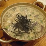 魚串　ねぶと屋 - 鍋のスープを雑炊で