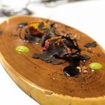 グランド ダイア - 温度:熟成(北海道鴨、菜花、南瓜、黒トリュフ)