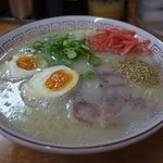 長浜ナンバーワン - 紅ショウガとゴマを入れました