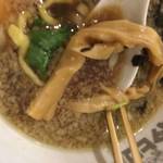 中華そば ムタヒロ 錦糸町店 - 太いけど美味しい穂先メンマ