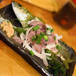 浜貞 - 活あじ造り（５８０円＋税）２０１８年５月