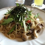 レストランシーサイド - 牛ヒレ肉と野菜の和風スパゲティ