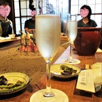 柳家 - LA Cuvee CHAMPAGNE Laurent-Perrier（ローラン ペリエ ラ キュベ）。　　　　　2018.04.21