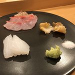 鮨 いとう - 静岡 金目鯛・北海道 つぶ貝・あおりいか