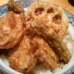 日本橋天ぷら魚新 - 野菜天丼