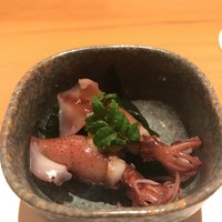 割烹 うづき - 蛍烏賊酢味噌和え