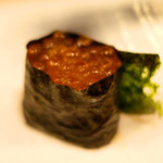 赤坂 すし 秀 - おまかせ10貫握り 1296円 のいくら