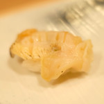 赤坂 すし 秀 - おまかせ10貫握り 1296円 のつぶ貝