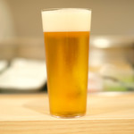 赤坂 すし 秀 - 無料サービス の生ビール