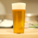 赤坂 すし 秀 - 無料サービス の生ビール