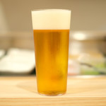 赤坂 すし 秀 - 無料サービス の生ビール