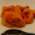 鮨おおね田 - 日高産エゾバフンウニ刺身