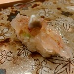 鮨おおね田 - ボタン海老　ミソのせ