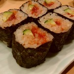 鮨おおね田 - 筋子の岩海苔巻き