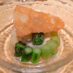 ル・デッサン - ホワイト＆緑のアスパラ＆帆立