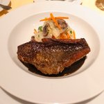 ル・デッサン - めばるのイカ墨ソース