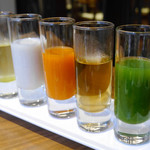 酒の宿 玉城屋 - 日替わりの5種類のジュースなど・・・