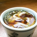 釜あげうどん 長田 in 香の香 - 釜あげうどん(小)250円