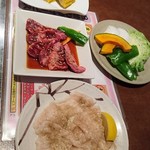 Yakiniku Tachibana - ハラミ&ホルモン(大腸)&コーン&焼野菜