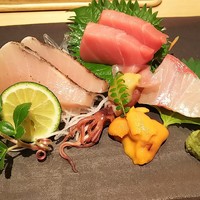 不二楼 - お造り　5点盛り
