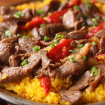 Meat Bar 's diced Steak paella