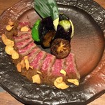 IZAKAYA SAKURA - 和牛リブ芯ロース炙り焼き