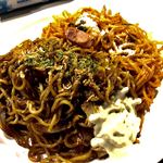 中野やきそば処 小出屋 - 焼きそば・焼きナポリタン 相盛