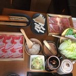 Shabu Shabu Onyasai - 和牛贅沢セット　6500円